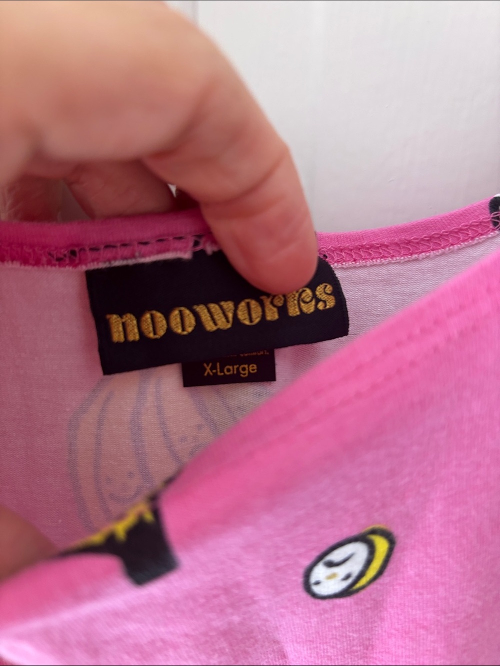 Nooworks Pink Banana Print Midi Dress - Picture 4 of 5